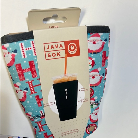 Java Sok Santa Print Insulating Sleeve - Picture 4 of 4